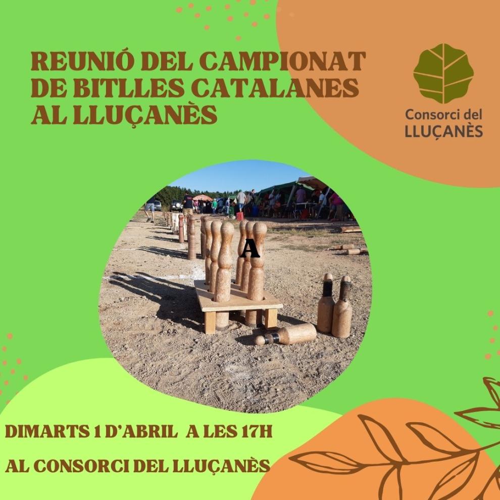 Reunió del Campionat de Bitlles Catalanes al Lluçanès